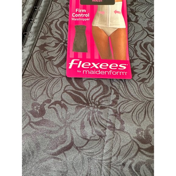 Maidenform New Black Floral Jacquard Waistnipper Size 2XL NWT - Picture 4 of 16